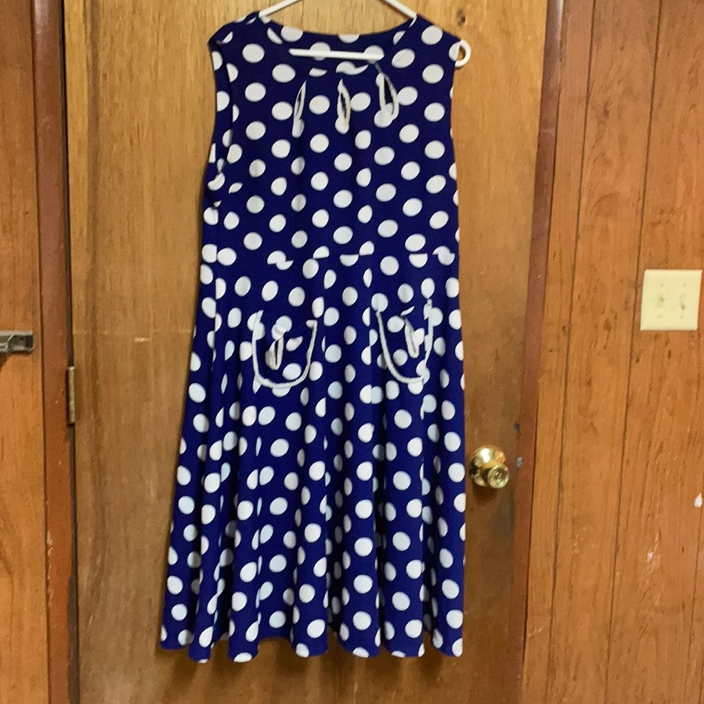 Retro polka dot dress